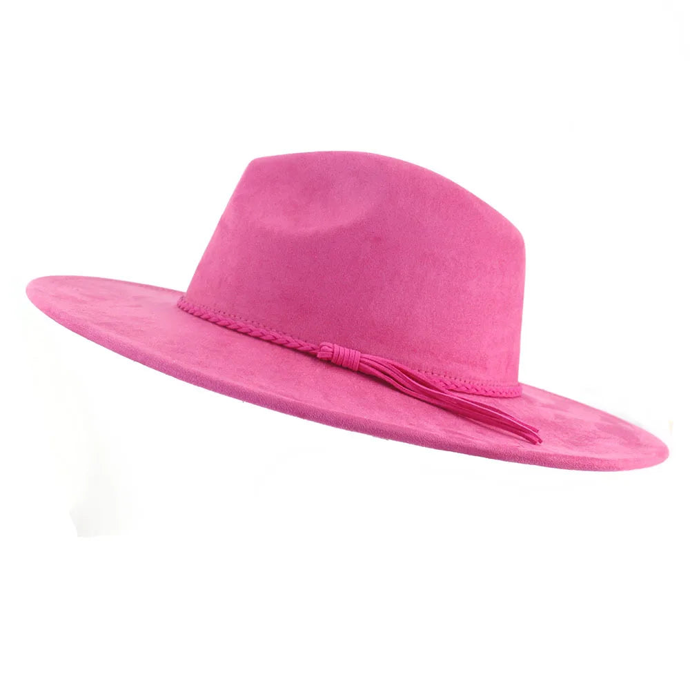 Hat Men Women Autumn Winter Felt Jazz Hats Classic Church Fedoras Chapeau Sombrero Mujer
