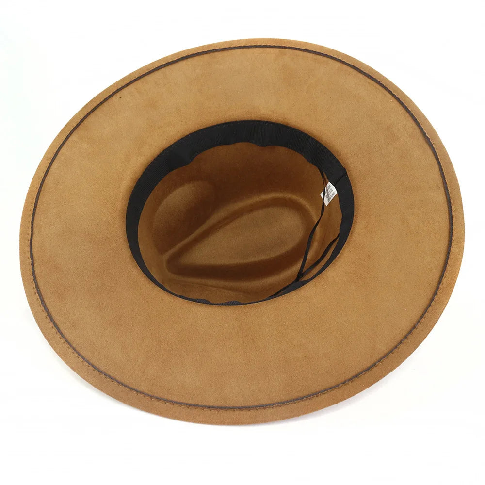 Hat Men Women Autumn Winter Felt Jazz Hats Classic Church Fedoras Chapeau Sombrero Mujer