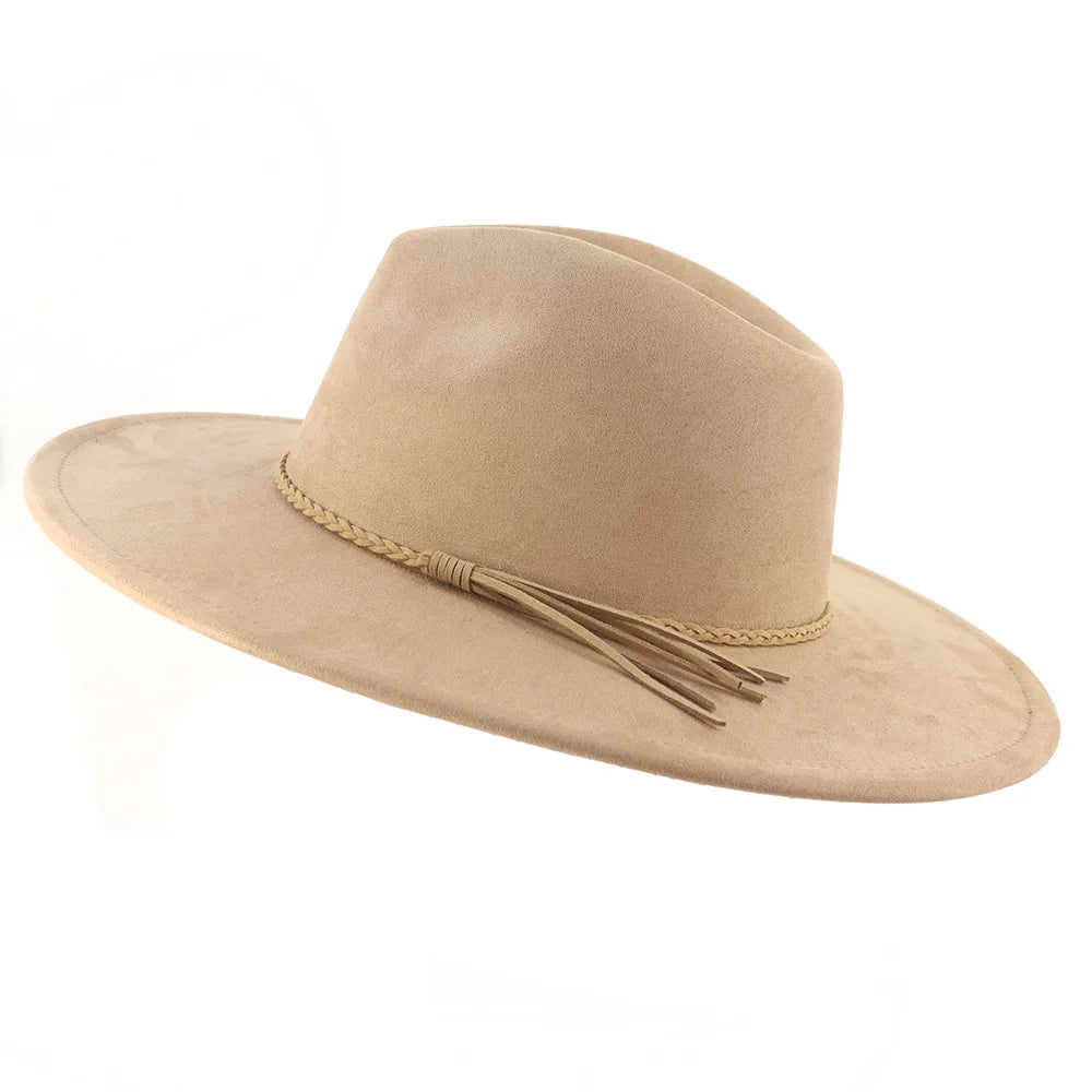 Hat Men Women Autumn Winter Felt Jazz Hats Classic Church Fedoras Chapeau Sombrero Mujer