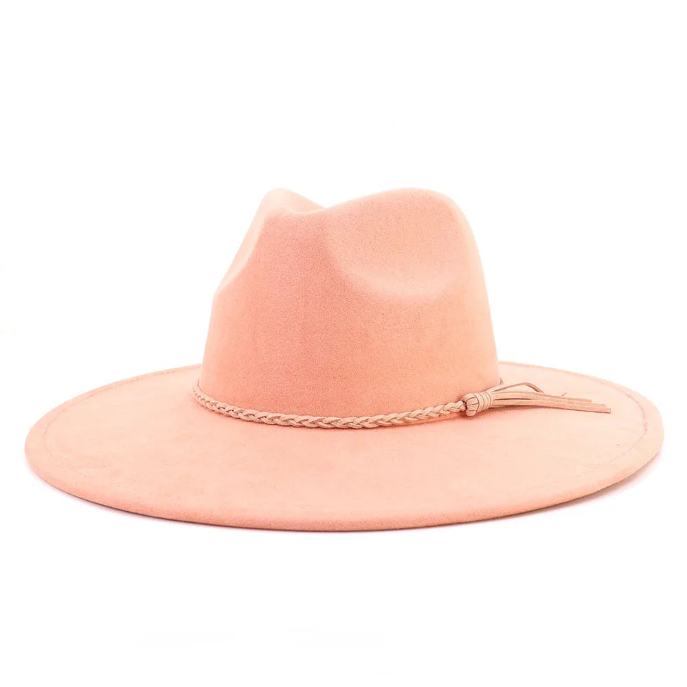 Hat Men Women Autumn Winter Felt Jazz Hats Classic Church Fedoras Chapeau Sombrero Mujer