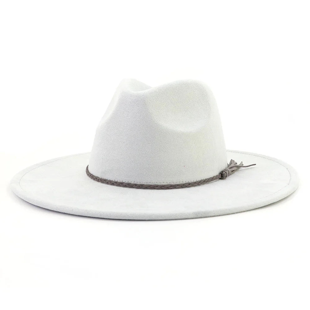 Hat Men Women Autumn Winter Felt Jazz Hats Classic Church Fedoras Chapeau Sombrero Mujer