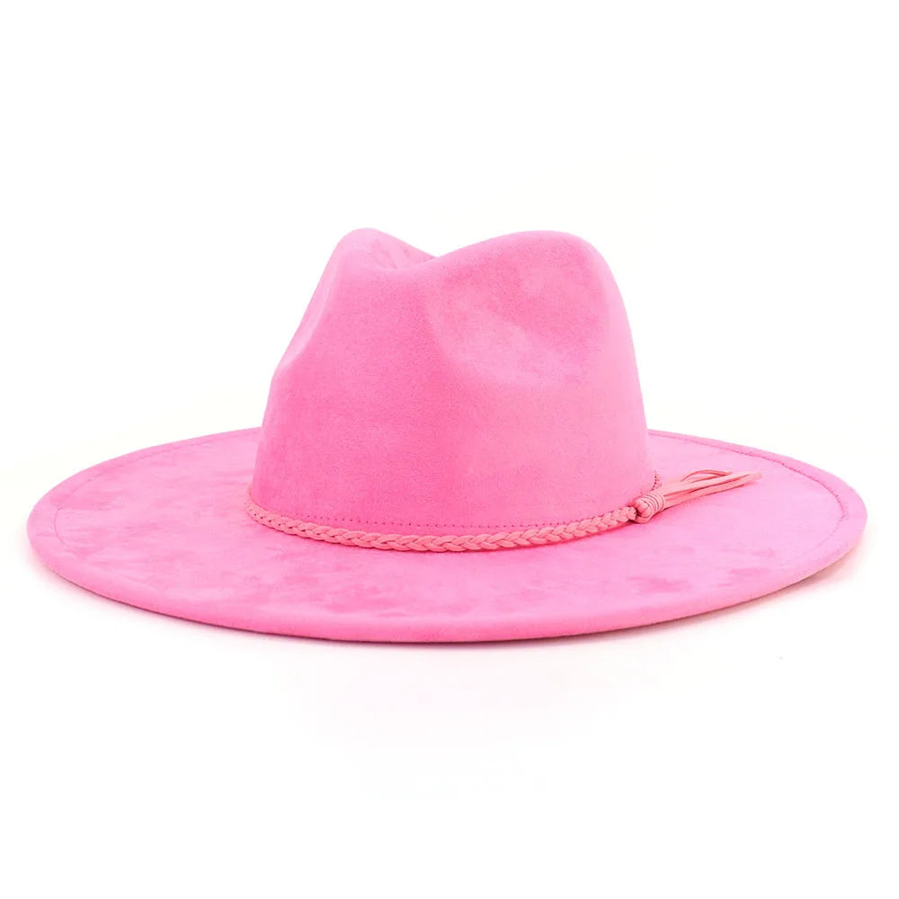 Hat Men Women Autumn Winter Felt Jazz Hats Classic Church Fedoras Chapeau Sombrero Mujer