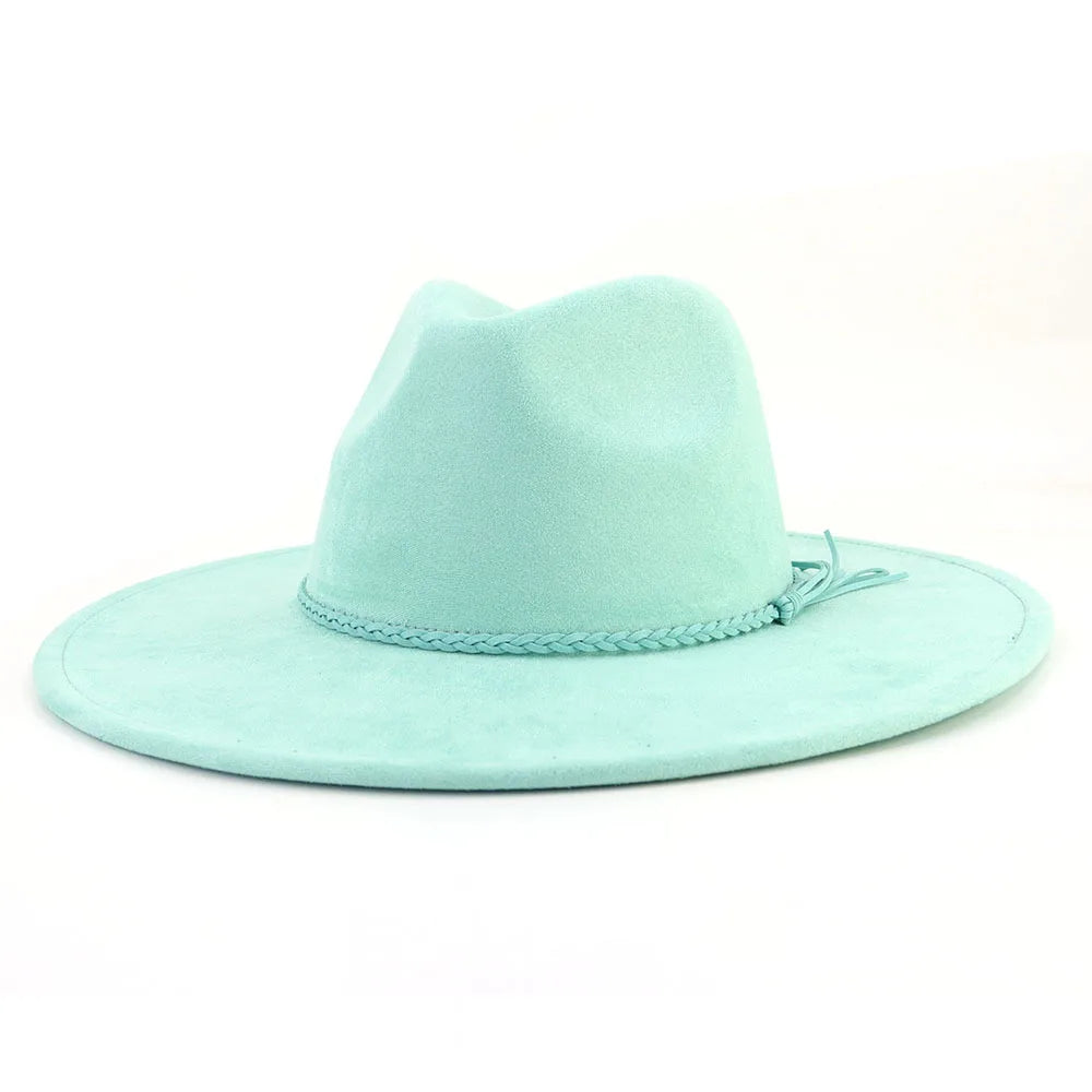 Hat Men Women Autumn Winter Felt Jazz Hats Classic Church Fedoras Chapeau Sombrero Mujer