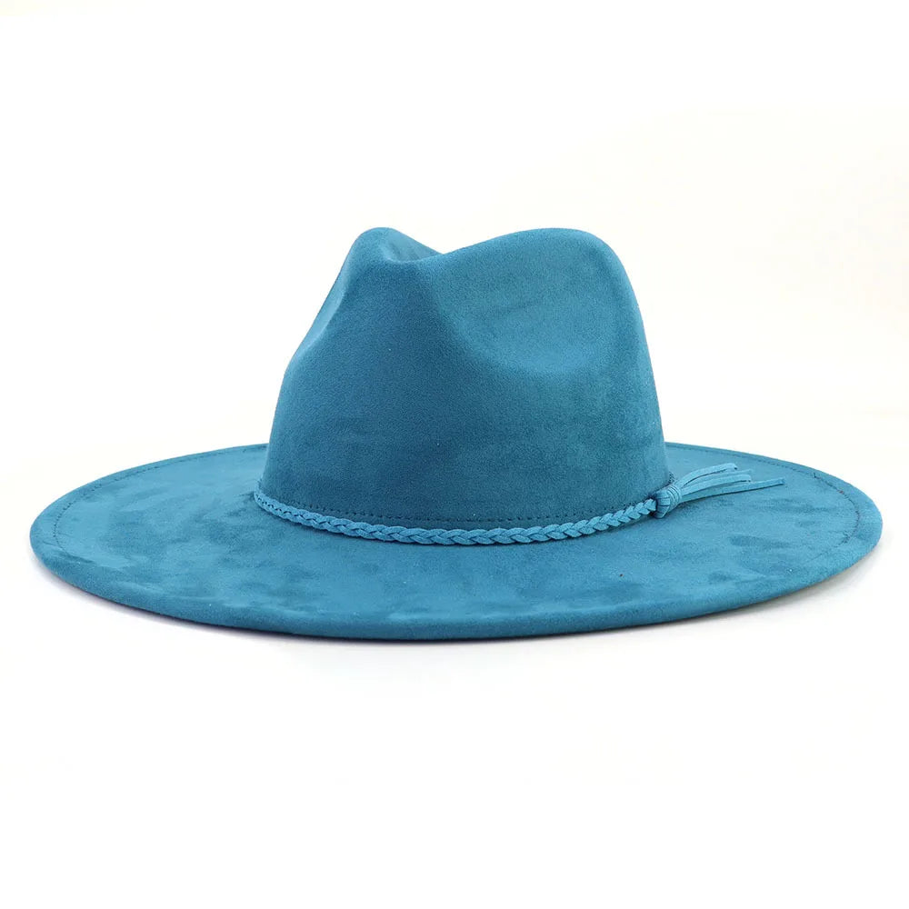 Hat Men Women Autumn Winter Felt Jazz Hats Classic Church Fedoras Chapeau Sombrero Mujer