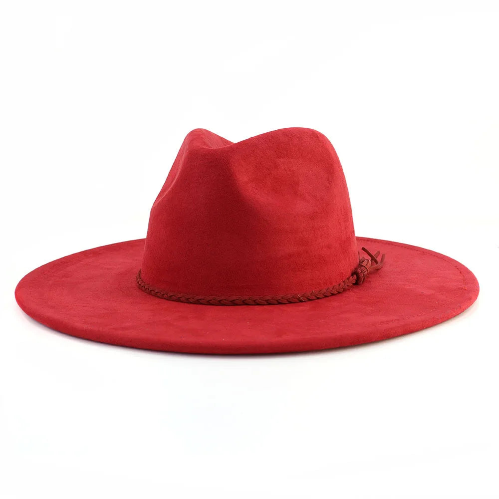 Hat Men Women Autumn Winter Felt Jazz Hats Classic Church Fedoras Chapeau Sombrero Mujer