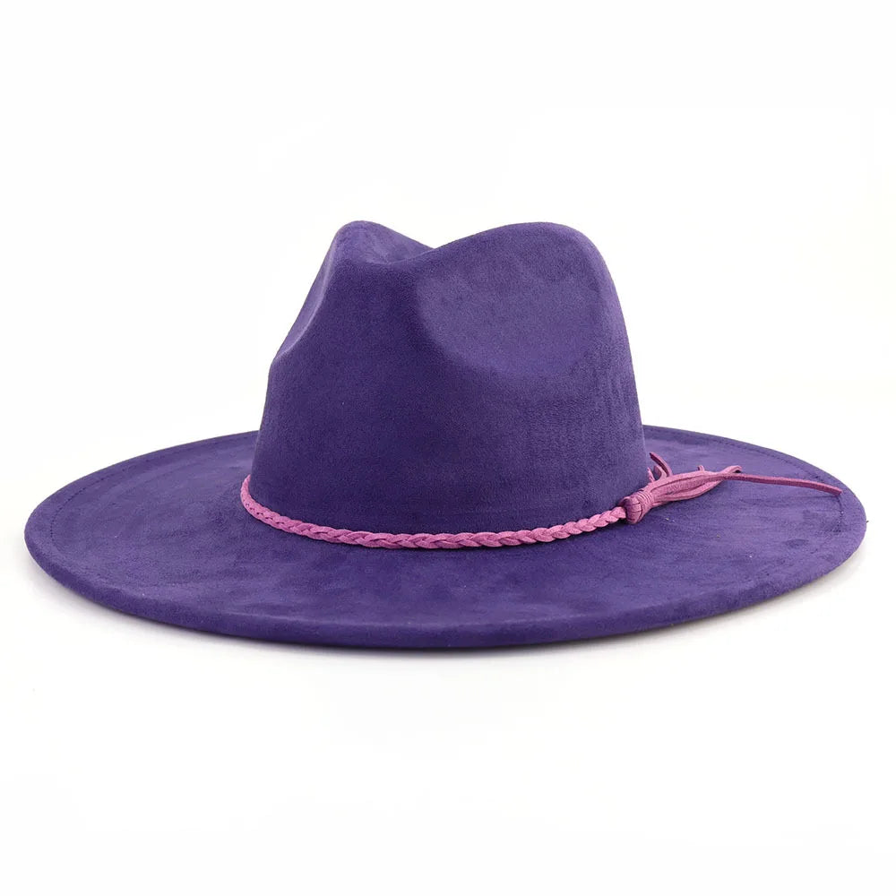 Hat Men Women Autumn Winter Felt Jazz Hats Classic Church Fedoras Chapeau Sombrero Mujer