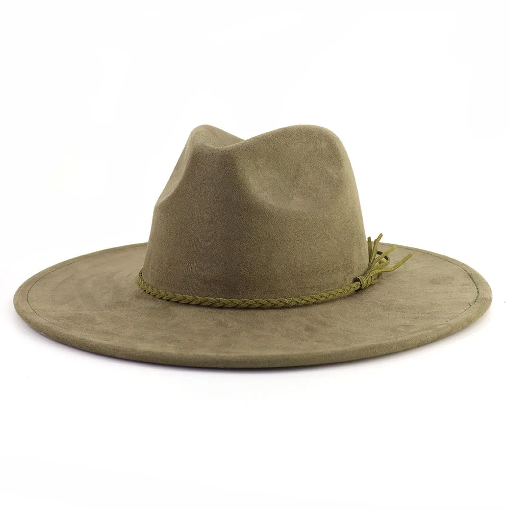 Hat Men Women Autumn Winter Felt Jazz Hats Classic Church Fedoras Chapeau Sombrero Mujer