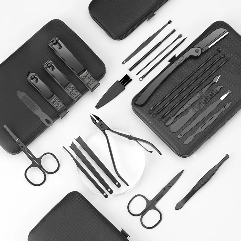 24 Pieces Nail Clippers Manicure Cutters Personal Care Large Set