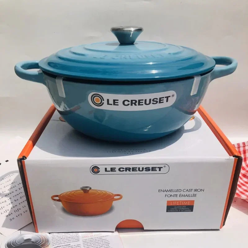 Cast Iron Hot Pot with Cover Multifunctional Cooking Pot