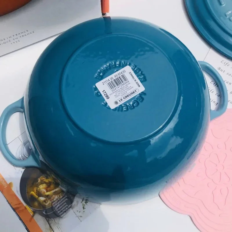 Cast Iron Hot Pot with Cover Multifunctional Cooking Pot