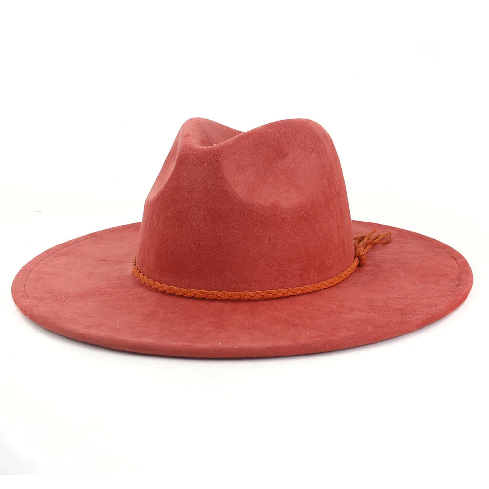 Hat Men Women Autumn Winter Felt Jazz Hats Classic Church Fedoras Chapeau Sombrero Mujer