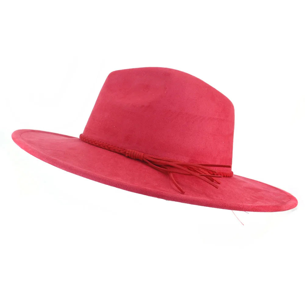 Hat Men Women Autumn Winter Felt Jazz Hats Classic Church Fedoras Chapeau Sombrero Mujer