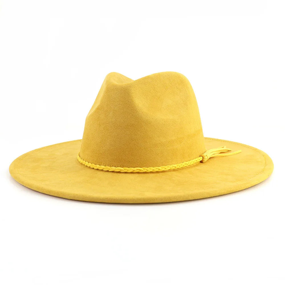 Hat Men Women Autumn Winter Felt Jazz Hats Classic Church Fedoras Chapeau Sombrero Mujer