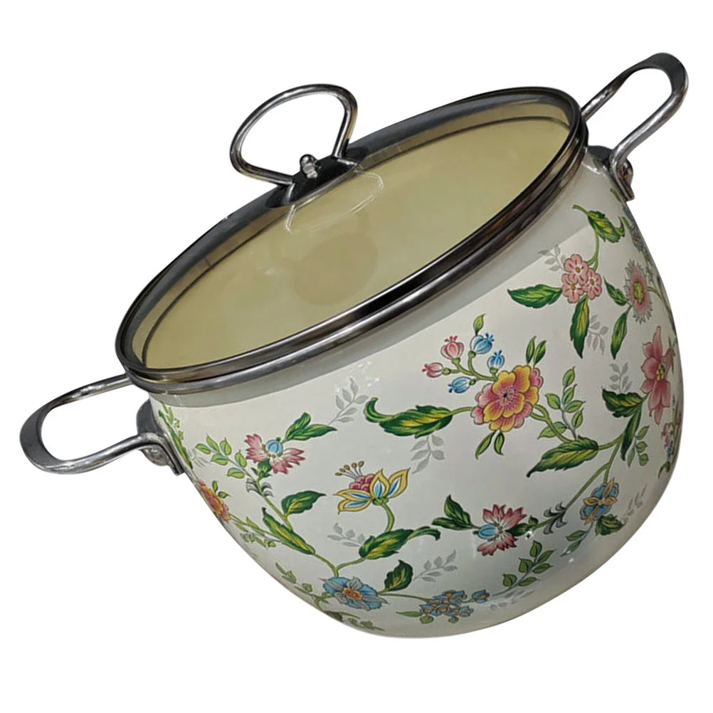 Enamel Pot Soup Multi-functional Stewing Kitchen Essentials