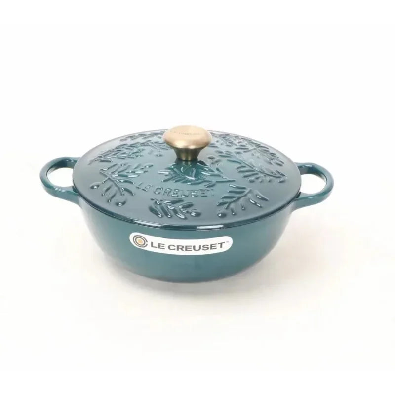 Cast Iron Hot Pot with Cover Multifunctional Cooking Pot