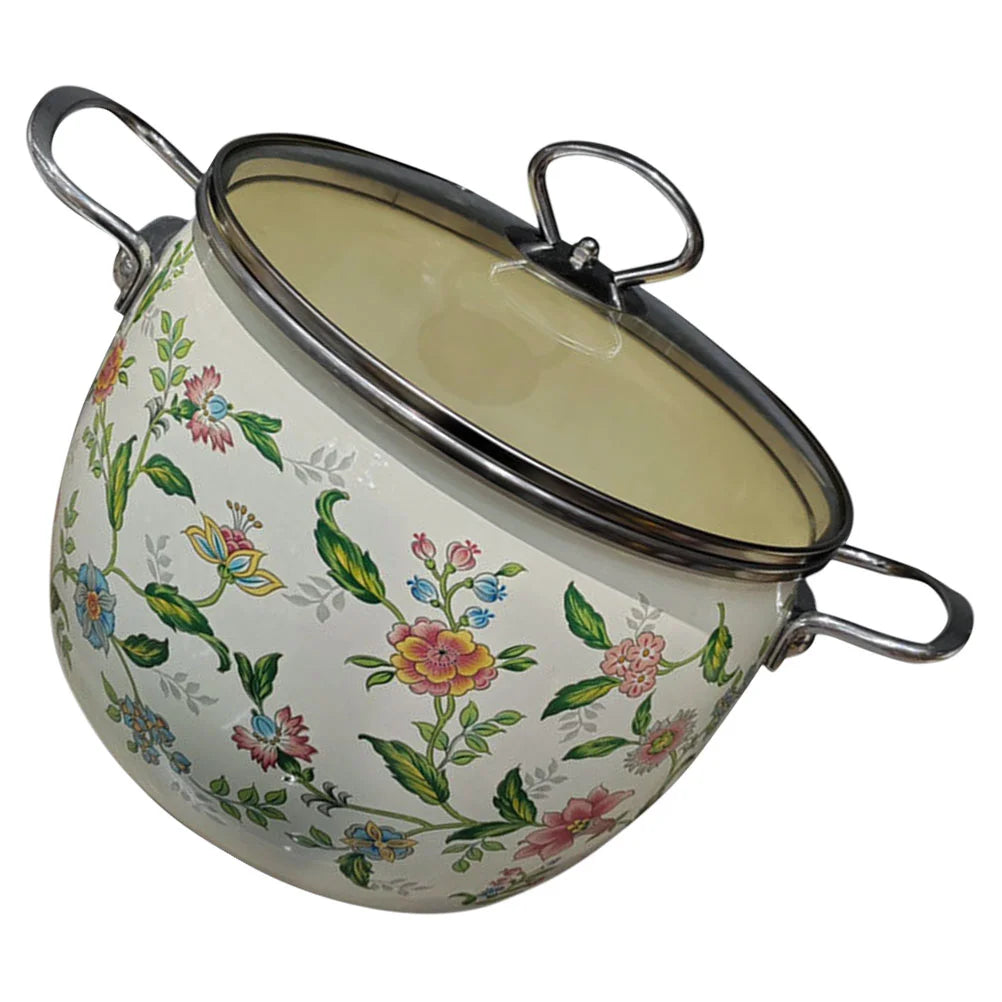 Enamel Pot Soup Multi-functional Stewing Kitchen Essentials