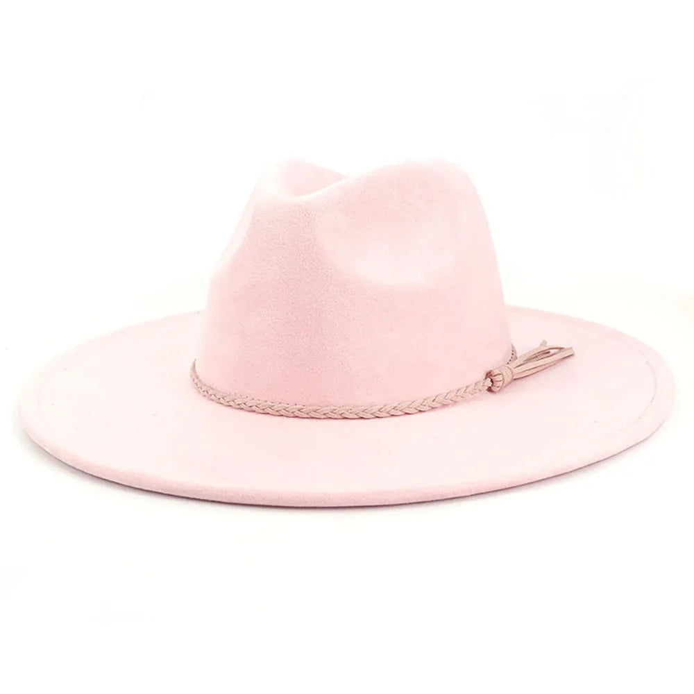 Hat Men Women Autumn Winter Felt Jazz Hats Classic Church Fedoras Chapeau Sombrero Mujer