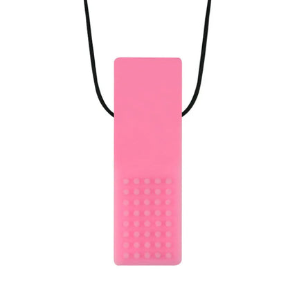 1Pc Sensory Chew Necklace Brick Chewy Kids Silicone Biting Pencil Topper Teether Toy