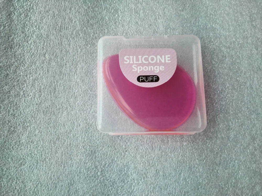 4pcs/lot  Silicone gel lady face Foundation makeup puff cosmetic
