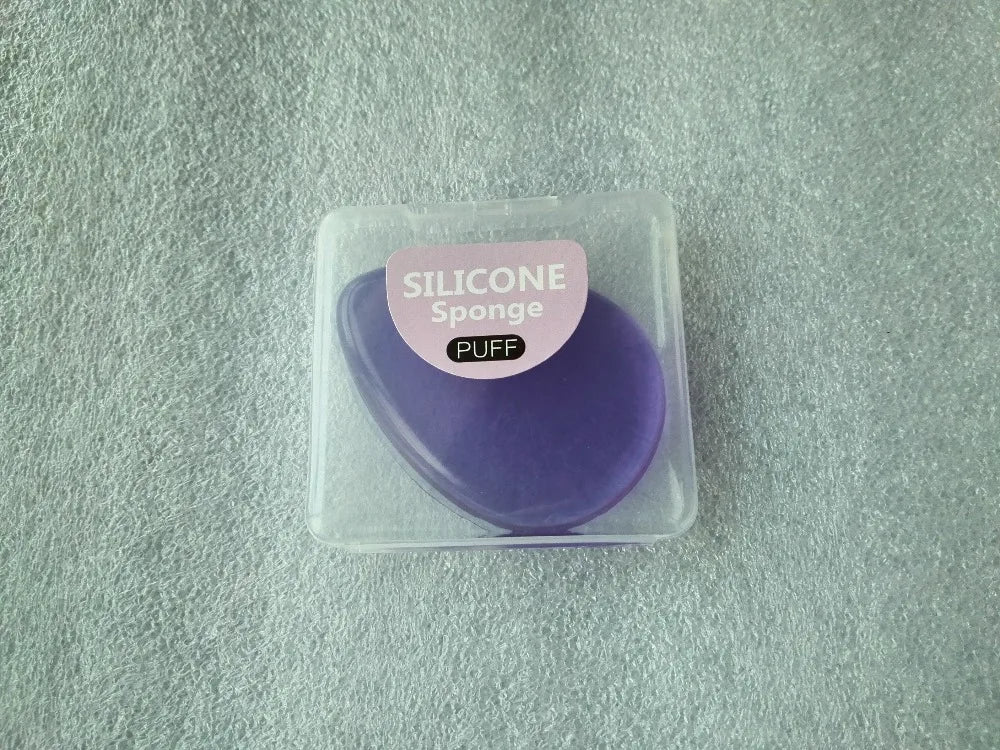 4pcs/lot  Silicone gel lady face Foundation makeup puff cosmetic
