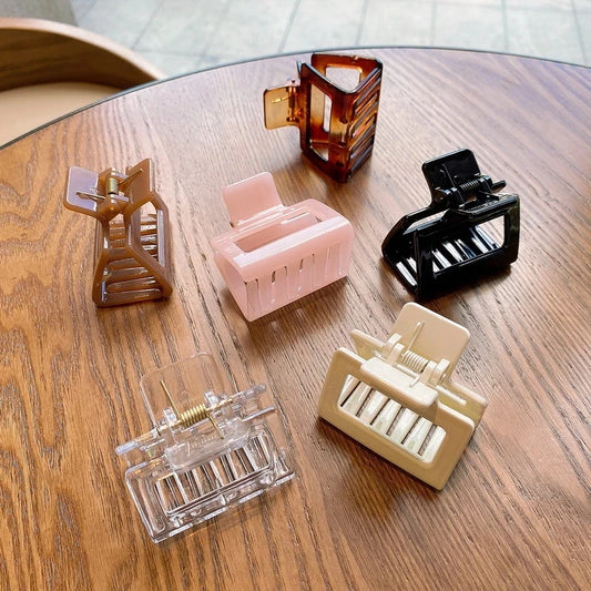 1Piece Square Acetate Acrylic INS Korean Hair Clips Girls