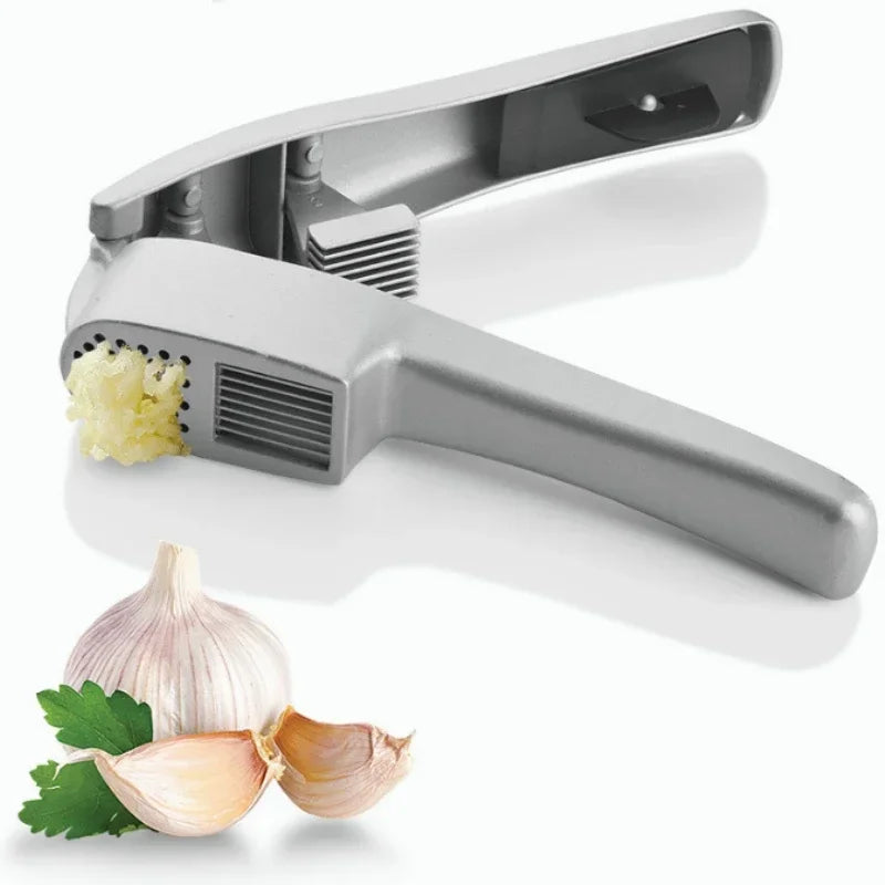 2 In 1 Multifunctional Garlic Press Garlic Slicer Zinc Alloy Manual Kitchen Gadget and Accessories