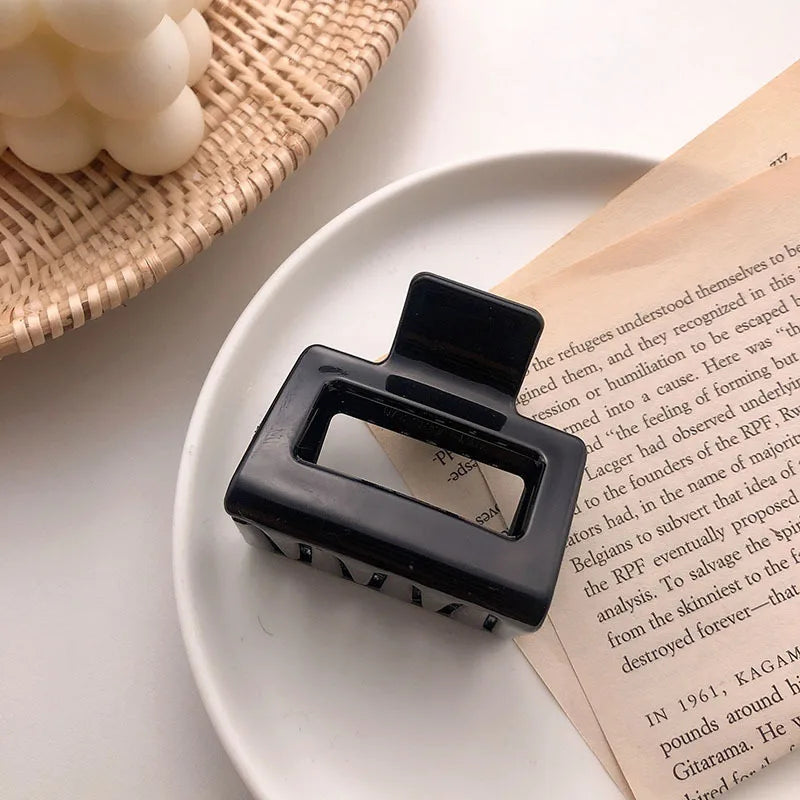 1Piece Square Acetate Acrylic INS Korean Hair Clips Girls