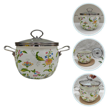 Enamel Pot Soup Multi-functional Stewing Kitchen Essentials