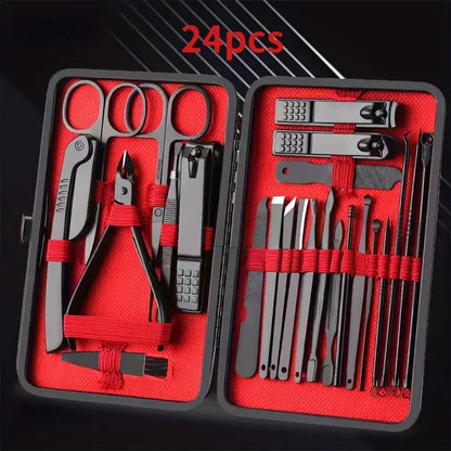 24 Pieces Nail Clippers Manicure Cutters Personal Care Large Set