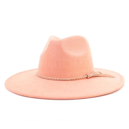 Hat Men Women Autumn Winter Felt Jazz Hats Classic Church Fedoras Chapeau Sombrero Mujer