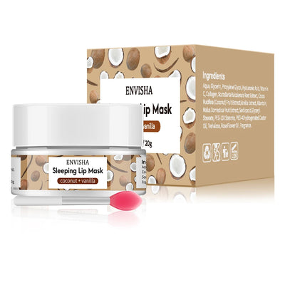 ENVISHA Coconut Lip Sleep Mask Night Sleeping