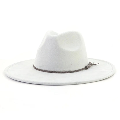 Hat Men Women Autumn Winter Felt Jazz Hats Classic Church Fedoras Chapeau Sombrero Mujer
