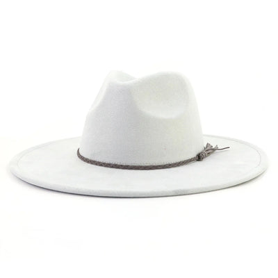 Hat Men Women Autumn Winter Felt Jazz Hats Classic Church Fedoras Chapeau Sombrero Mujer