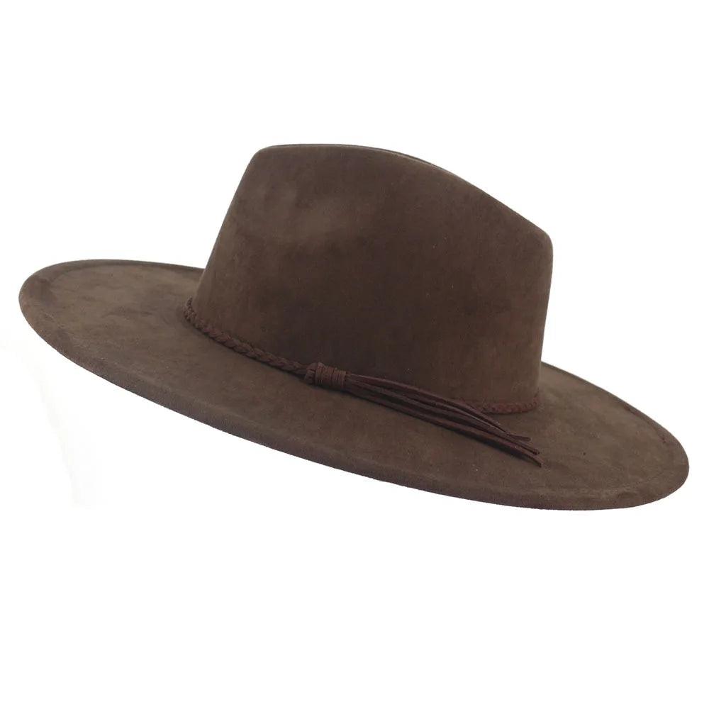 Hat Men Women Autumn Winter Felt Jazz Hats Classic Church Fedoras Chapeau Sombrero Mujer