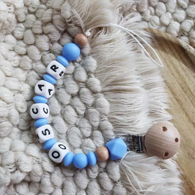 INS Personalize Name Baby Pacifier Clip