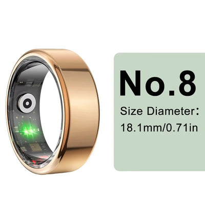 2025 NEW R02 Smart Ring Heart Rate Health Monitor