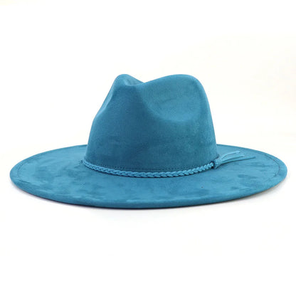 Hat Men Women Autumn Winter Felt Jazz Hats Classic Church Fedoras Chapeau Sombrero Mujer