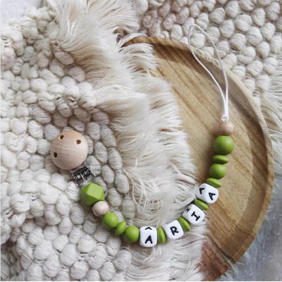 INS Personalize Name Baby Pacifier Clip