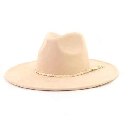 Hat Men Women Autumn Winter Felt Jazz Hats Classic Church Fedoras Chapeau Sombrero Mujer