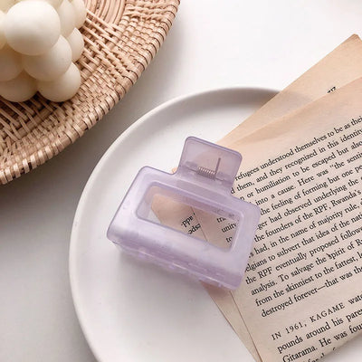 1Piece Square Acetate Acrylic INS Korean Hair Clips Girls