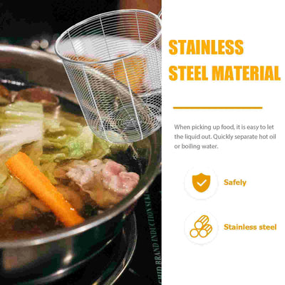 Hot Pot Colander Basket Kitchen Pasta Strainer for Food