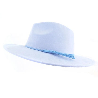 Hat Men Women Autumn Winter Felt Jazz Hats Classic Church Fedoras Chapeau Sombrero Mujer