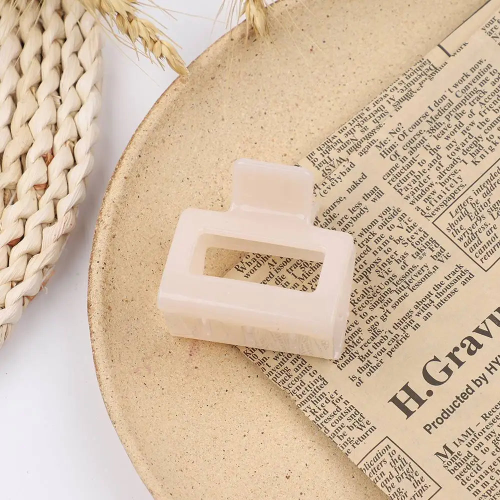 1Piece Square Acetate Acrylic INS Korean Hair Clips Girls