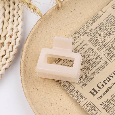 1Piece Square Acetate Acrylic INS Korean Hair Clips Girls