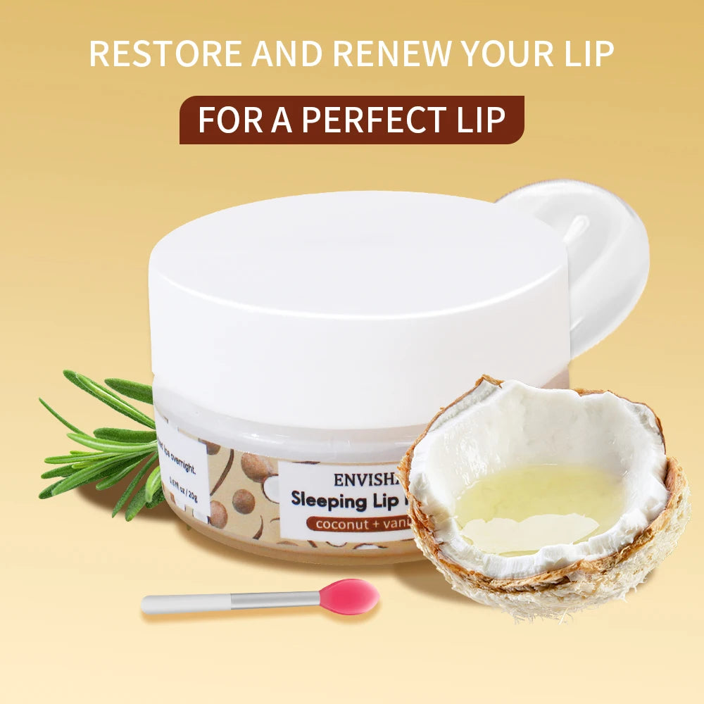 ENVISHA Coconut Lip Sleep Mask Night Sleeping