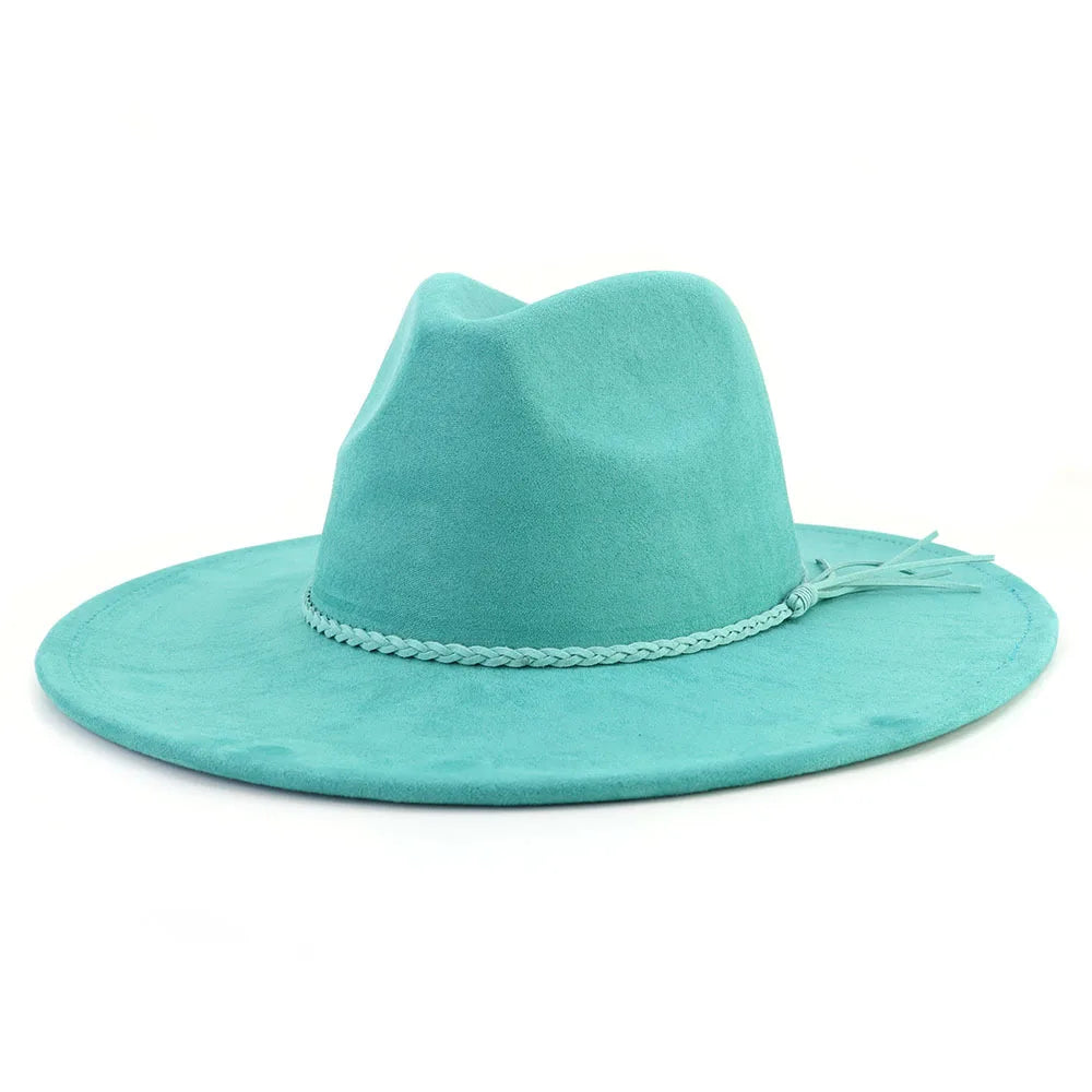 Hat Men Women Autumn Winter Felt Jazz Hats Classic Church Fedoras Chapeau Sombrero Mujer