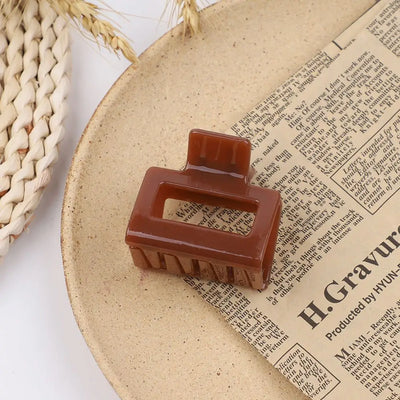 1Piece Square Acetate Acrylic INS Korean Hair Clips Girls