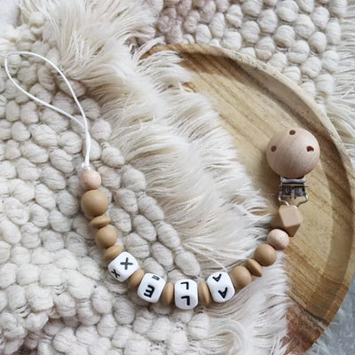 INS Personalize Name Baby Pacifier Clip