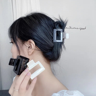 1Piece Square Acetate Acrylic INS Korean Hair Clips Girls