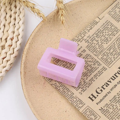 1Piece Square Acetate Acrylic INS Korean Hair Clips Girls